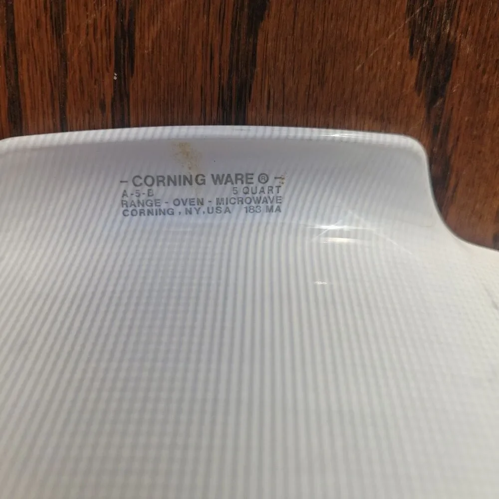 VTG Corning Ware SPICE OF LIFE 5 QT Casserole Dutch Oven L'Echalote A-5-B No Lid